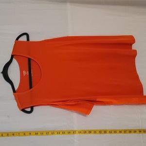 Womens PL Orange Shoet Sleeved Blouse